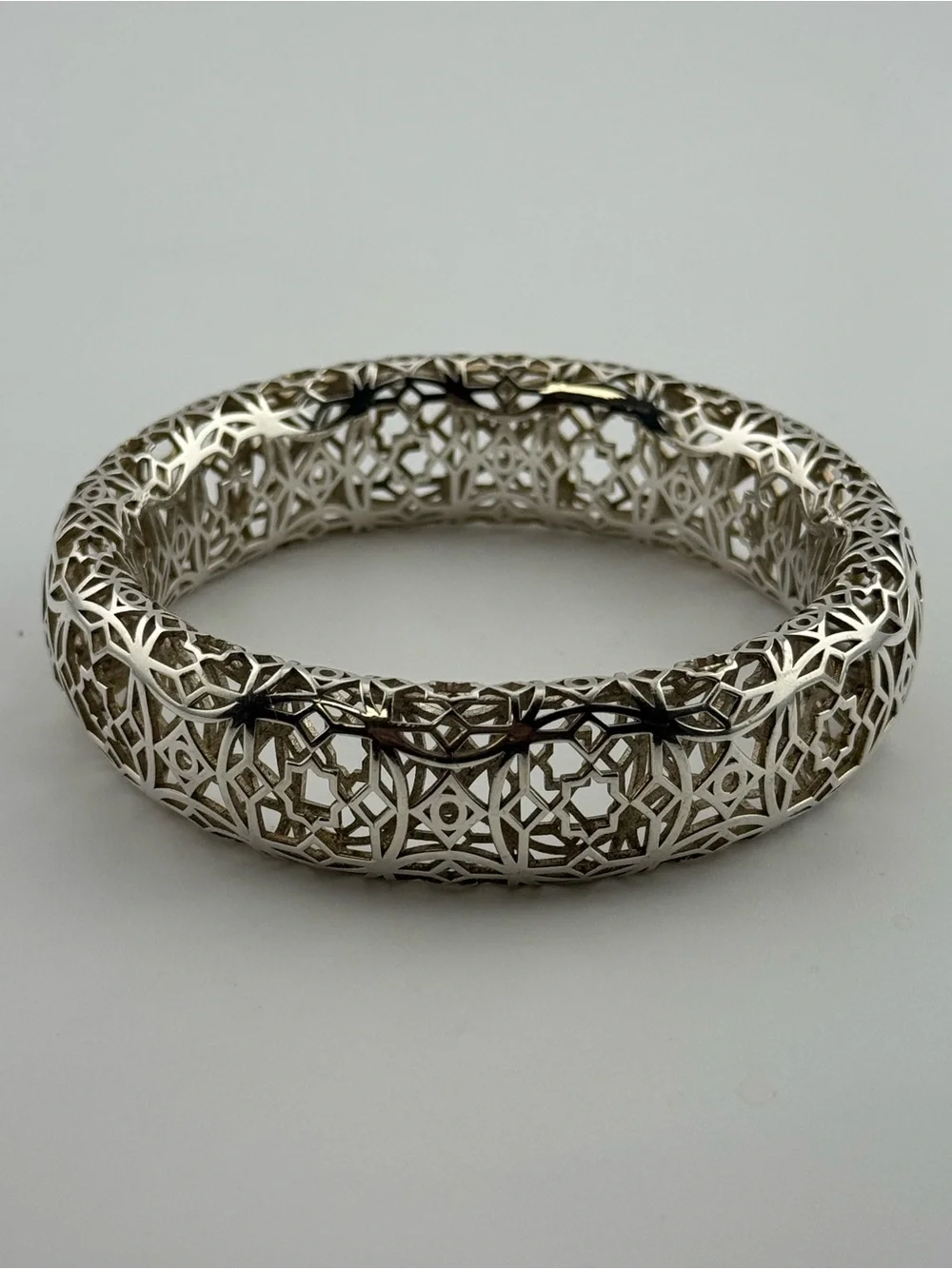 Tiffany and Co. Paloma Picasso Marrakesh Sterling Silver Bangle